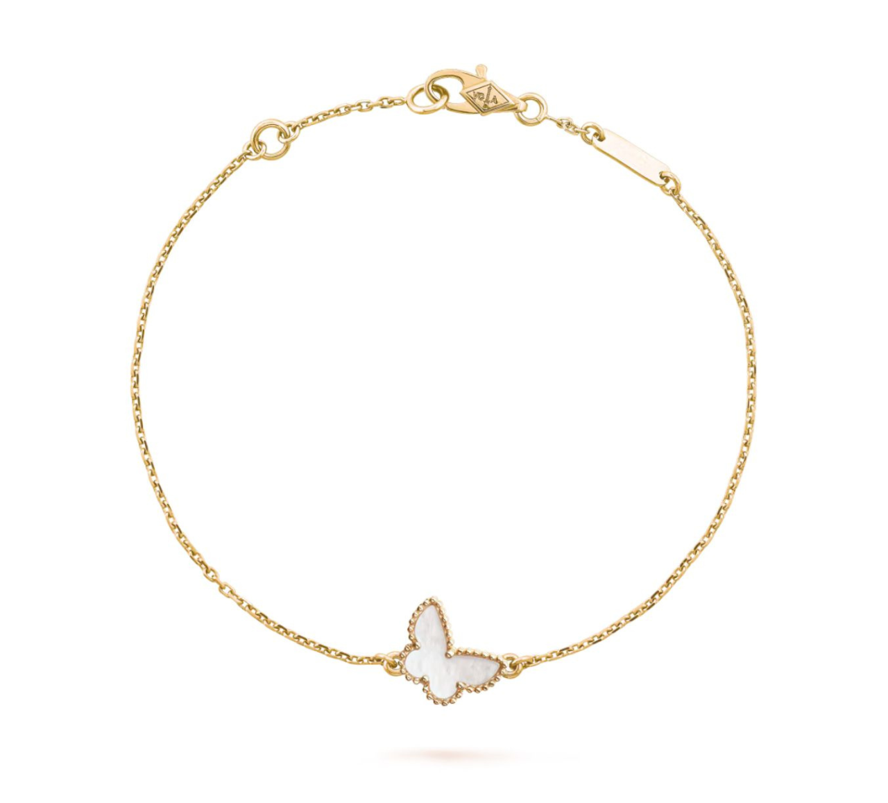 V.ANCLEEF SWEET BUTTERFLIES BRACELET (18K YELLOW GOLD PLATED)
