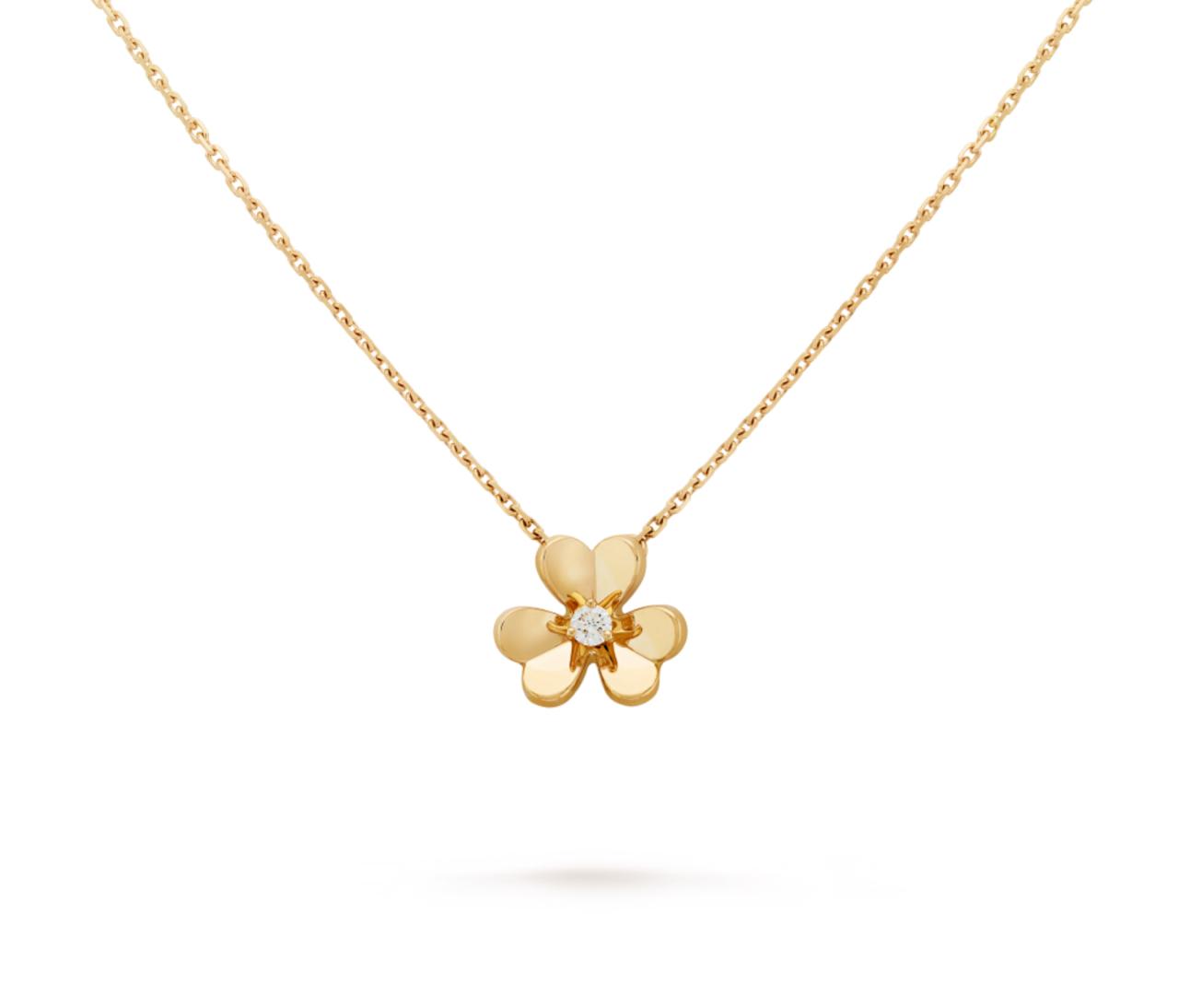 V.ANCLEEF FRIVOLE PENDANT (18K YELLOW GOLD PLATED)