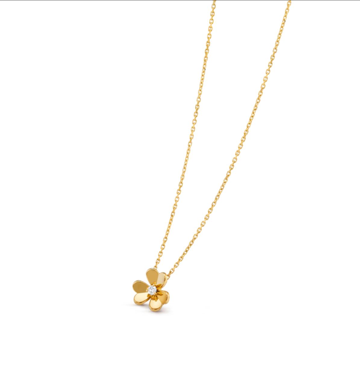 V.ANCLEEF FRIVOLE PENDANT (18K YELLOW GOLD PLATED)