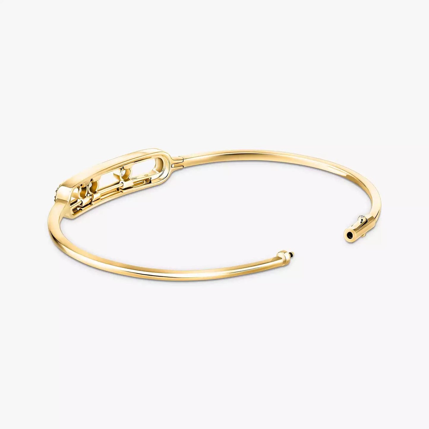 M.ESSIKA MOVE PAVE THIN BRACELET (18K YELLOW GOLD/ROSE GOLD/WHITE GOLD PLATED)