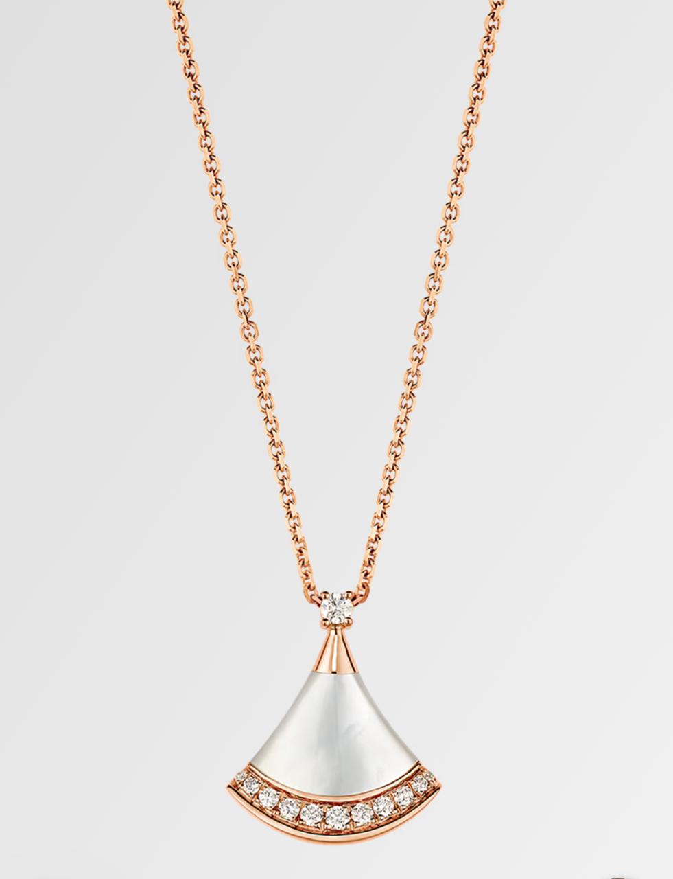 B.VLGARI DIVAS DREAM NECKLACE (18K ROSE GOLD PLATED)