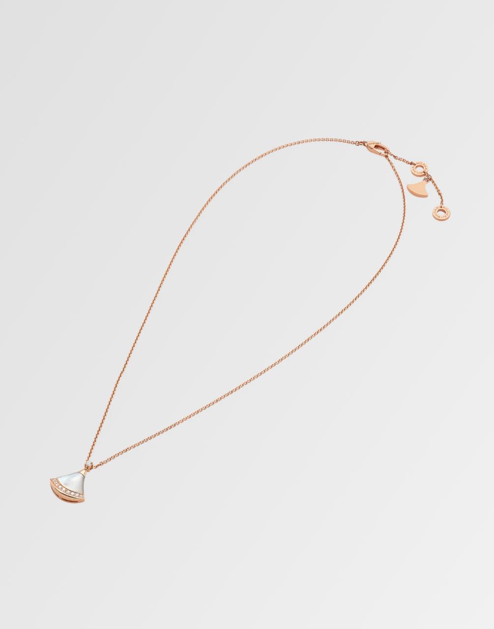B.VLGARI DIVAS DREAM NECKLACE (18K ROSE GOLD PLATED)