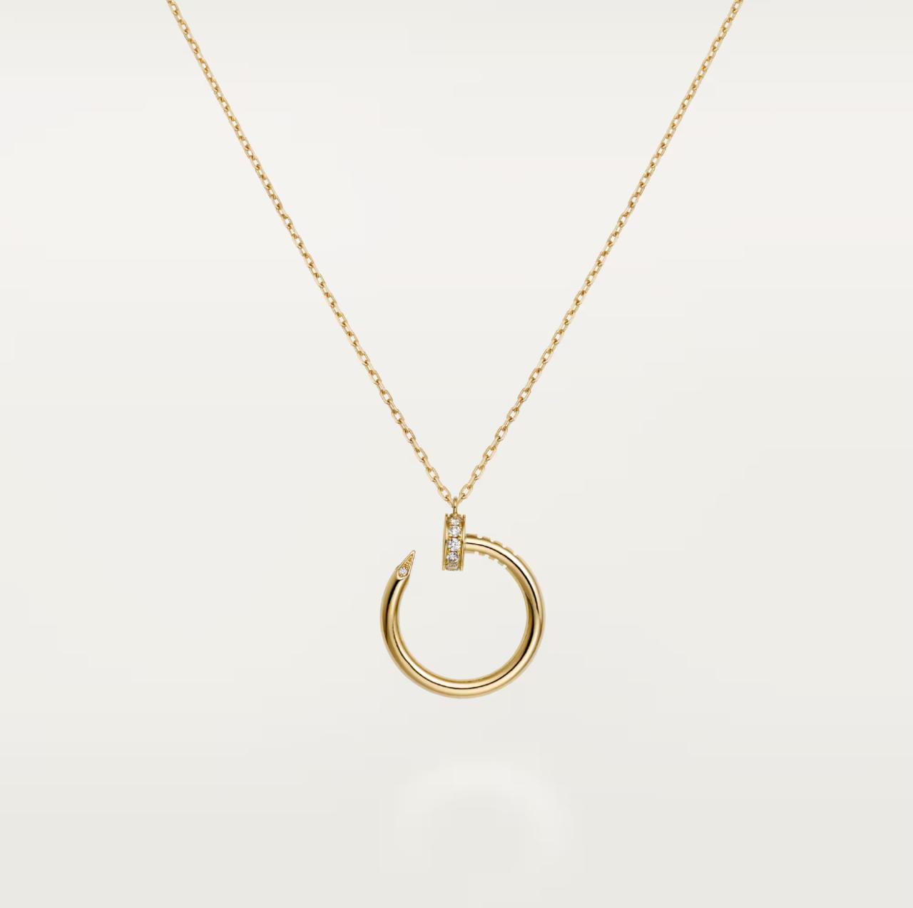 C.ARTIER JUSTE UN CLOU PENDANT (18K YELLOW GOLD PLATED)