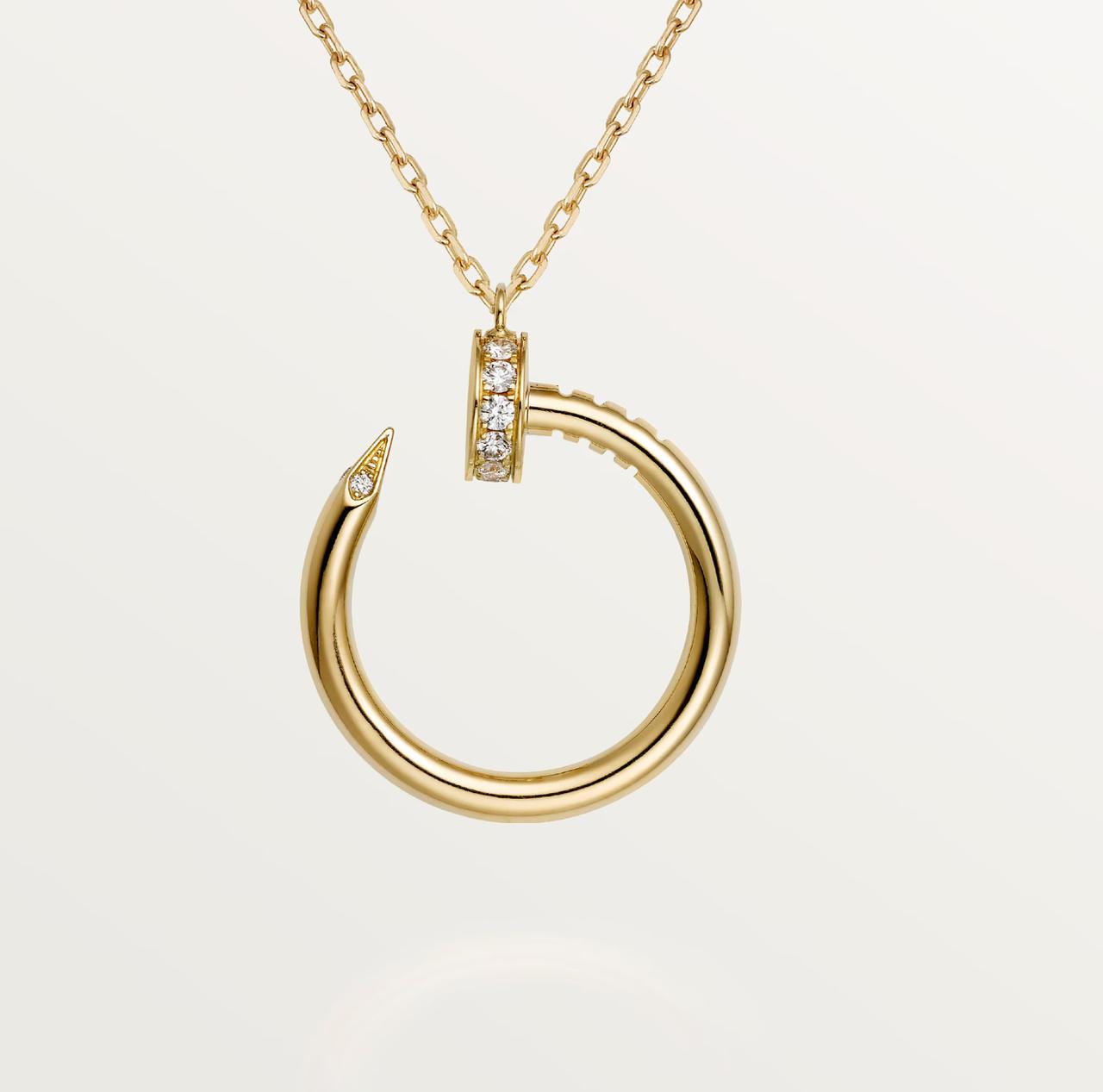 C.ARTIER JUSTE UN CLOU PENDANT (18K YELLOW GOLD PLATED)