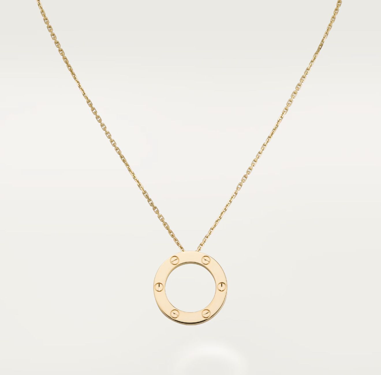 C.ARTIER LOVE PENDANT (18K YELLOW GOLD PLATED)