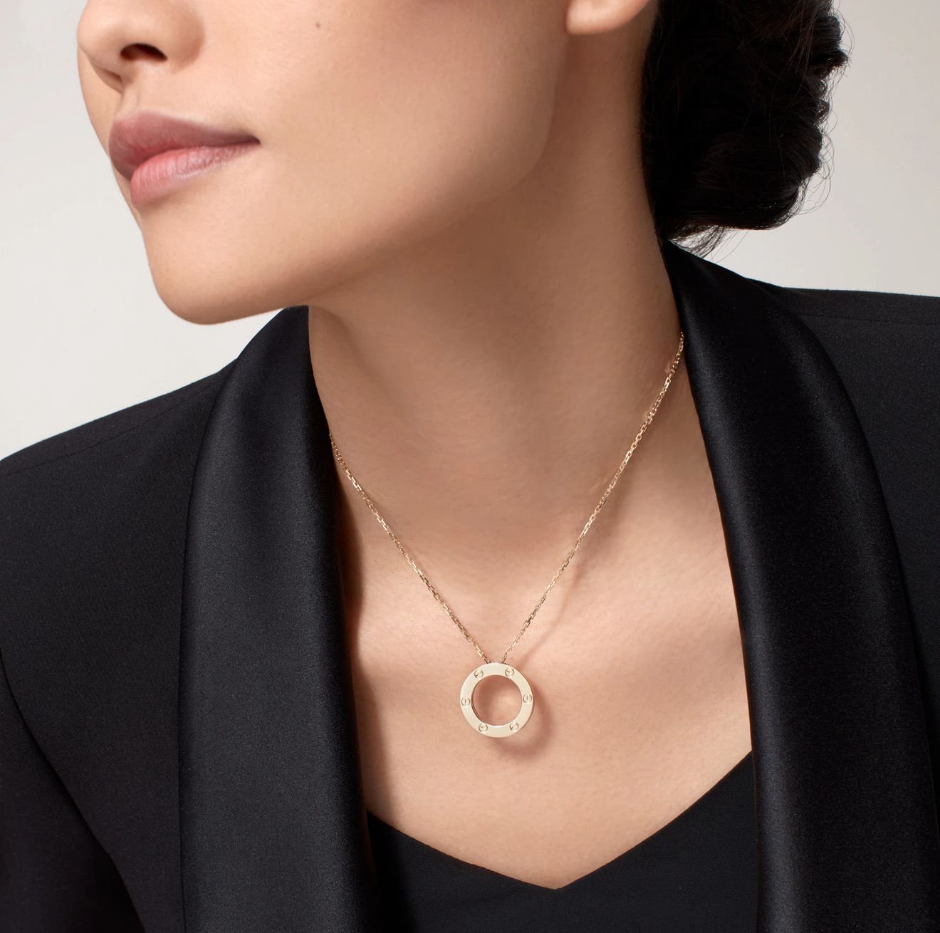 C.ARTIER LOVE PENDANT (18K YELLOW GOLD PLATED)