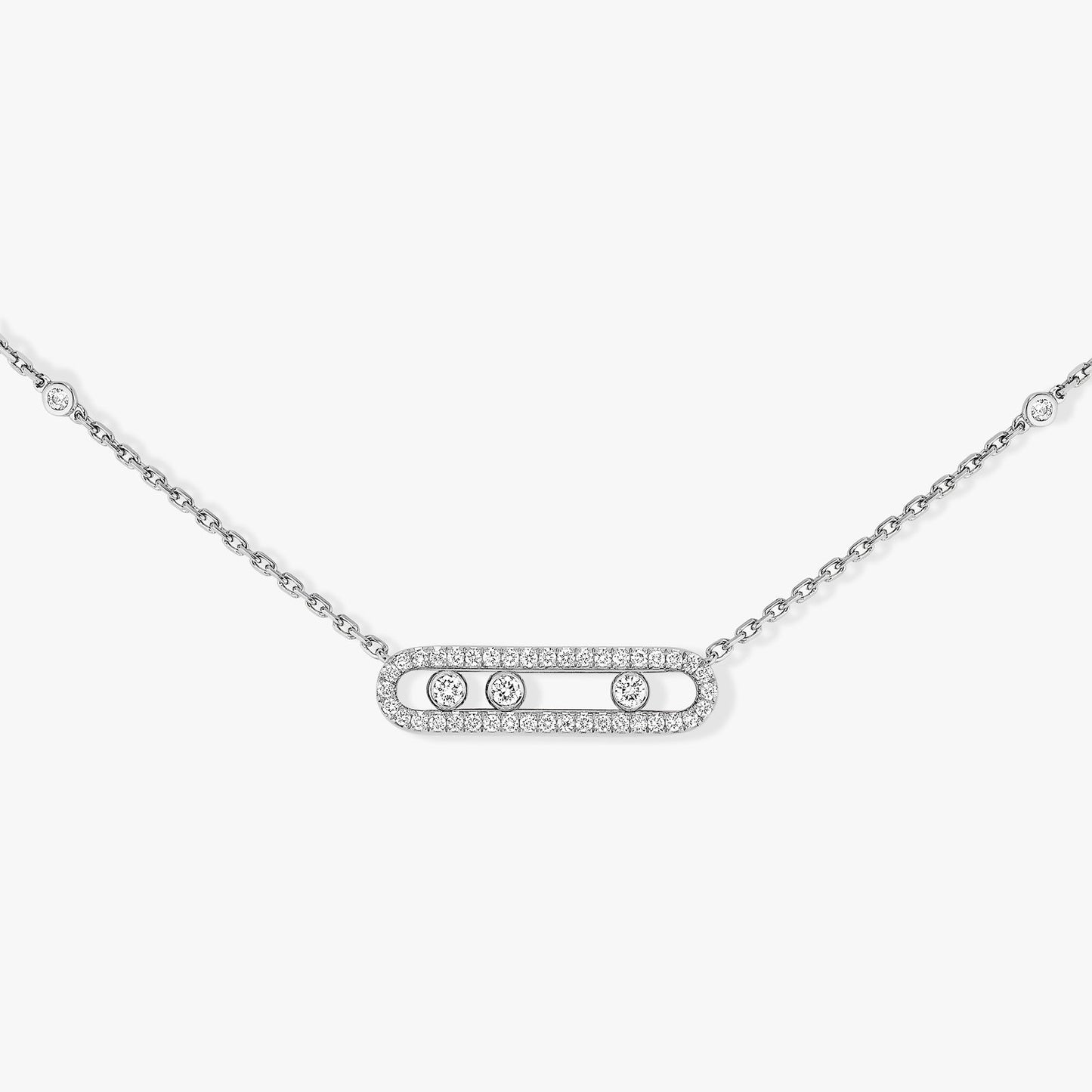 MESSIKA MOVE DIAMOND NECKLACE(18K YELLOW GOLD/ROSE GOLD/WHITE GOLD PLATED)