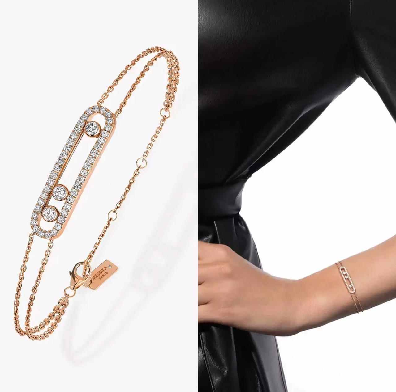 MESSIKA MOVE CLASSIC DIAMOND BRACELET (YELLOW GOLD/ROSE GOLD/WHITE GOLD PLATED)