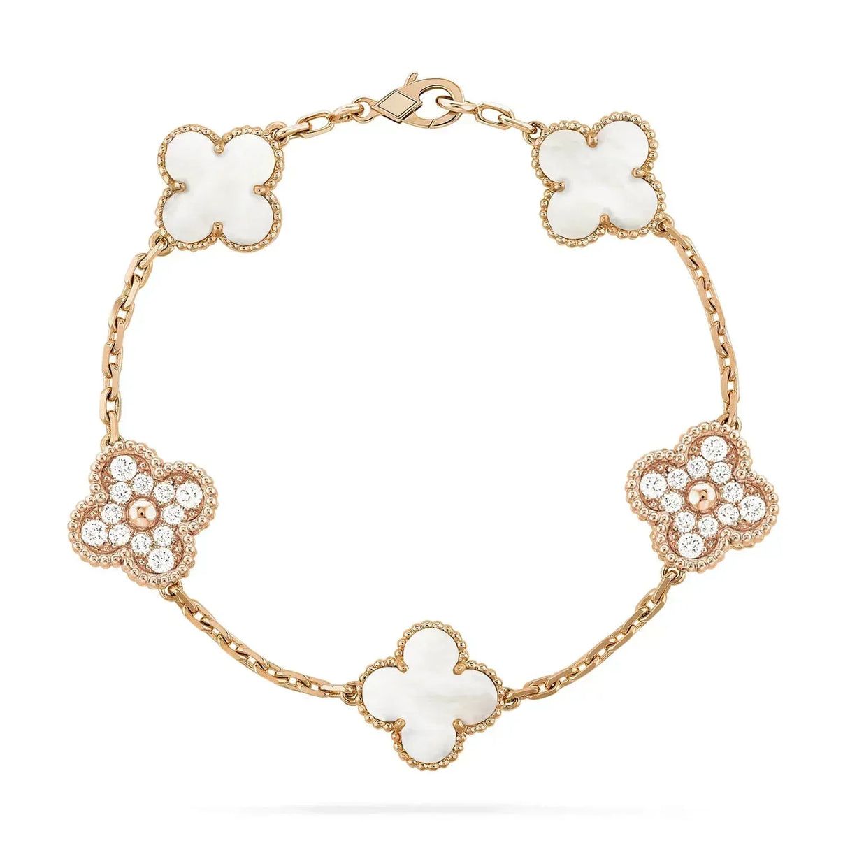 Vintage Van Cleef Bracelet (18K Yellow Gold/Rose Gold Plated)