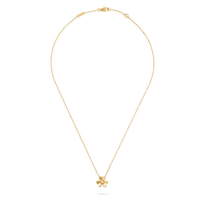 V.ANCLEEF FRIVOLE PENDANT (18K YELLOW GOLD PLATED)