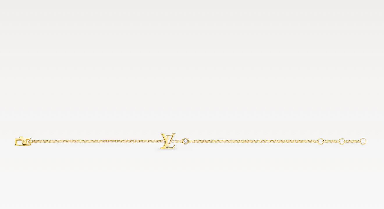 L.V IDYLLE BLOSSOM L.V BRACELET (18K YELLOW GOLD PLATED)