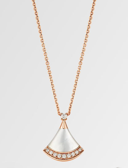 B.VLGARI DIVAS DREAM NECKLACE (18K ROSE GOLD PLATED)