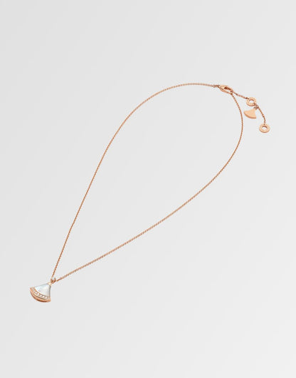 B.VLGARI DIVAS DREAM NECKLACE (18K ROSE GOLD PLATED)