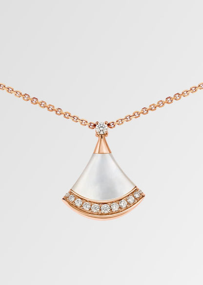 B.VLGARI DIVAS DREAM NECKLACE (18K ROSE GOLD PLATED)