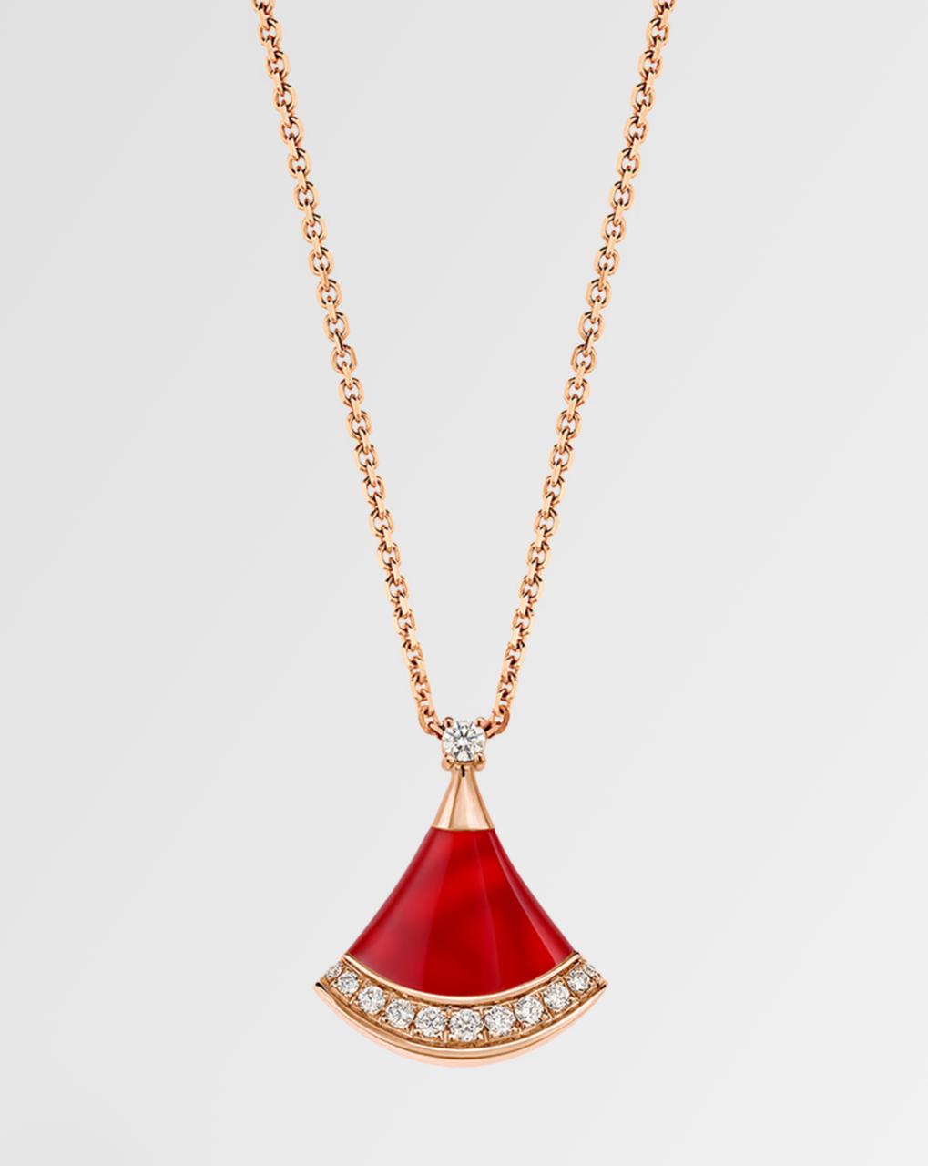 B.VLGARI DIVAS DREAM NECKLACE (18K ROSE GOLD PLATED)