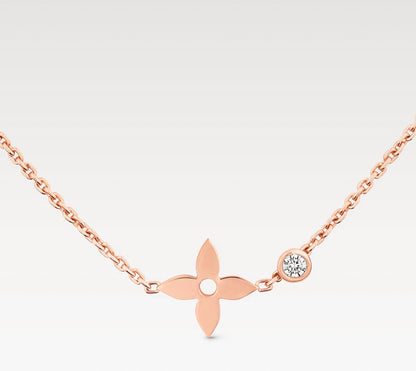 L.V BLOSSOM PENDANT (18K ROSE GOLD PLATED)