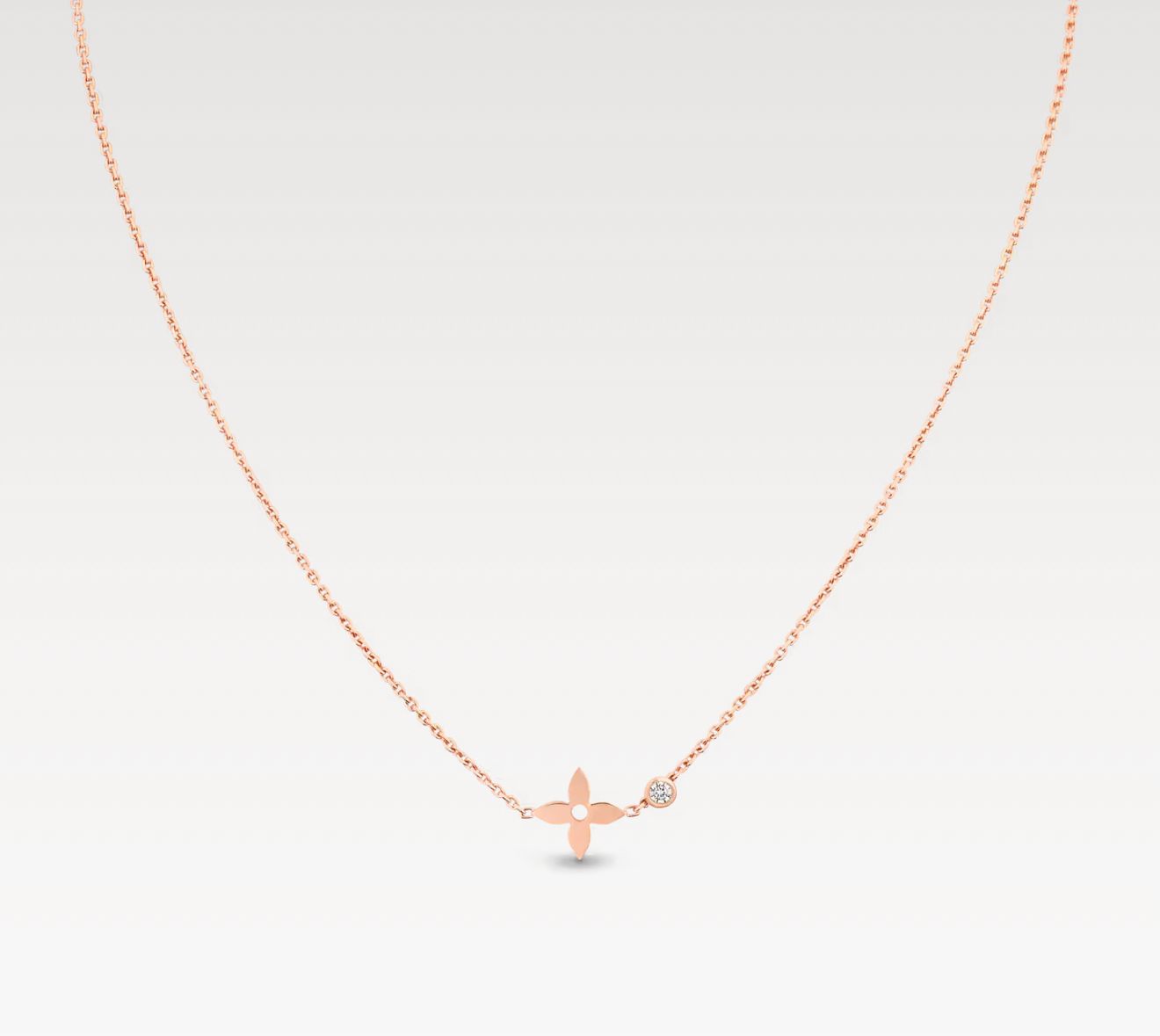 L.V BLOSSOM PENDANT (18K ROSE GOLD PLATED)