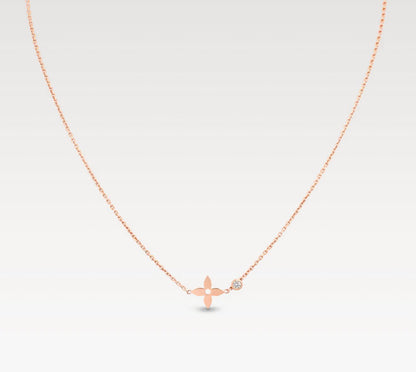 L.V BLOSSOM PENDANT (18K ROSE GOLD PLATED)