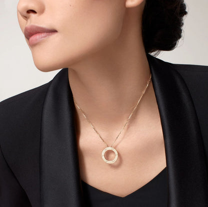 C.ARTIER LOVE PENDANT (18K YELLOW GOLD PLATED)
