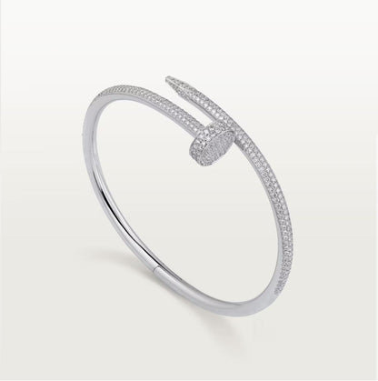 C.ARTIER JUSTE UN CLOU BRACELET WITH DIAMONDS (18K YELLOW GOLD/ROSE GOLD/WHITE GOLD PLATED)