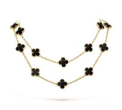 V.ANCLEEF 20 CLOVER NECKLACE (18K YELLOW GOLD PLATED)