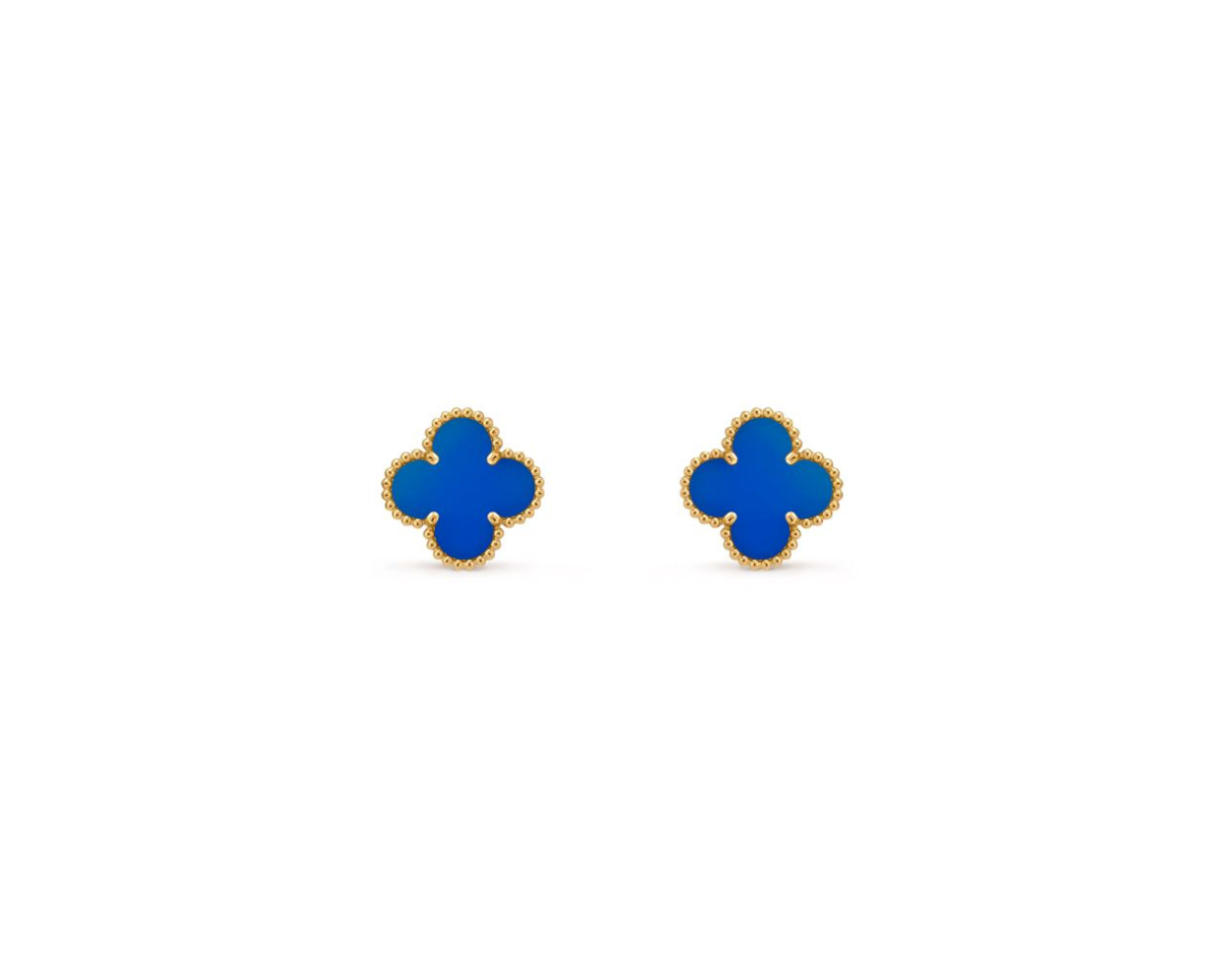 V.CA EARRINGS 15mm (18K YELLOW GOLD PLATED)