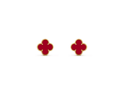 V.CA EARRINGS 15mm (18K YELLOW GOLD PLATED)