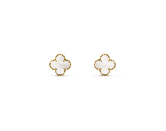 V.CA EARRINGS 15mm (18K YELLOW GOLD PLATED)